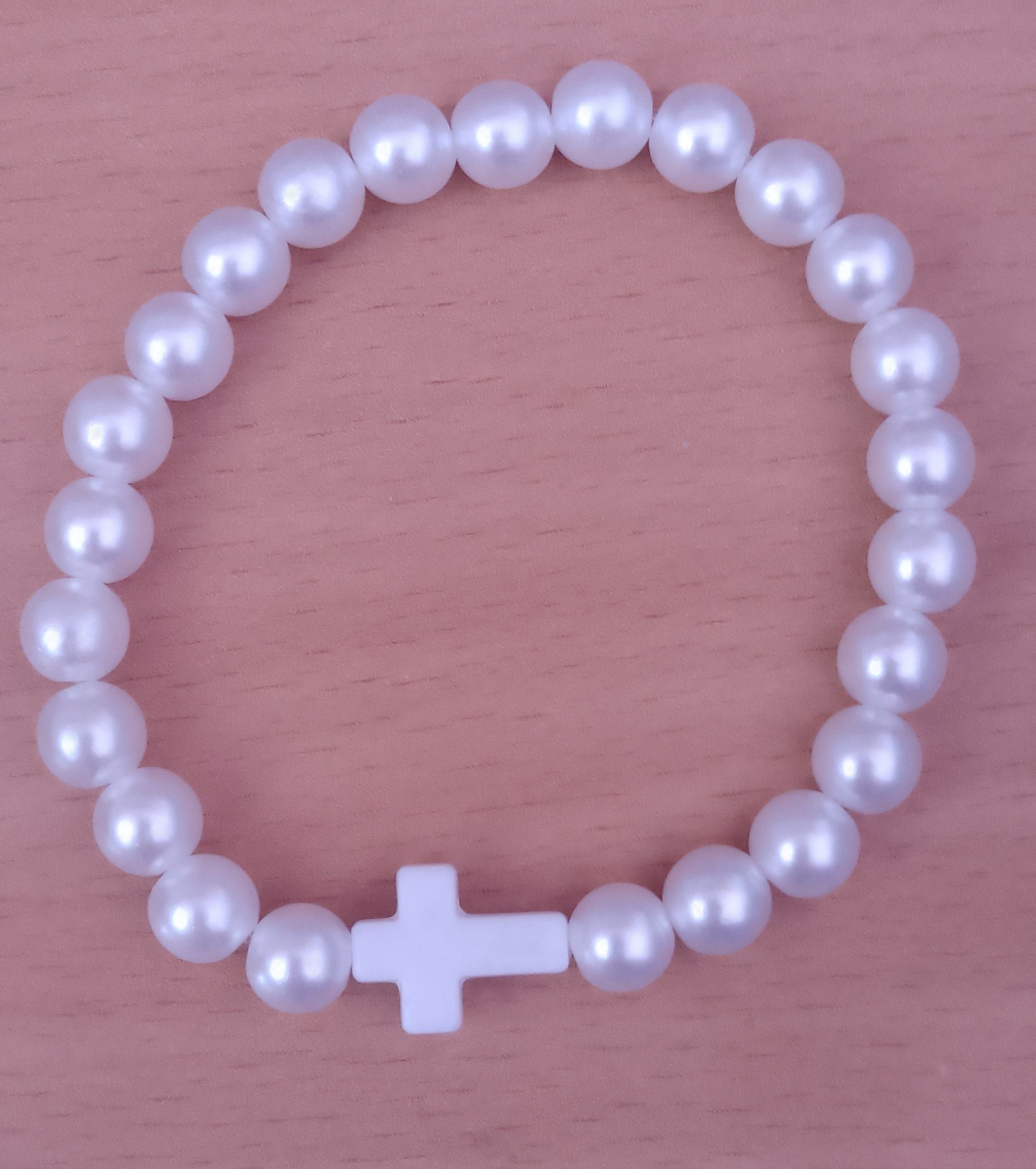 Multicoloured Cross Beaded Bracelets