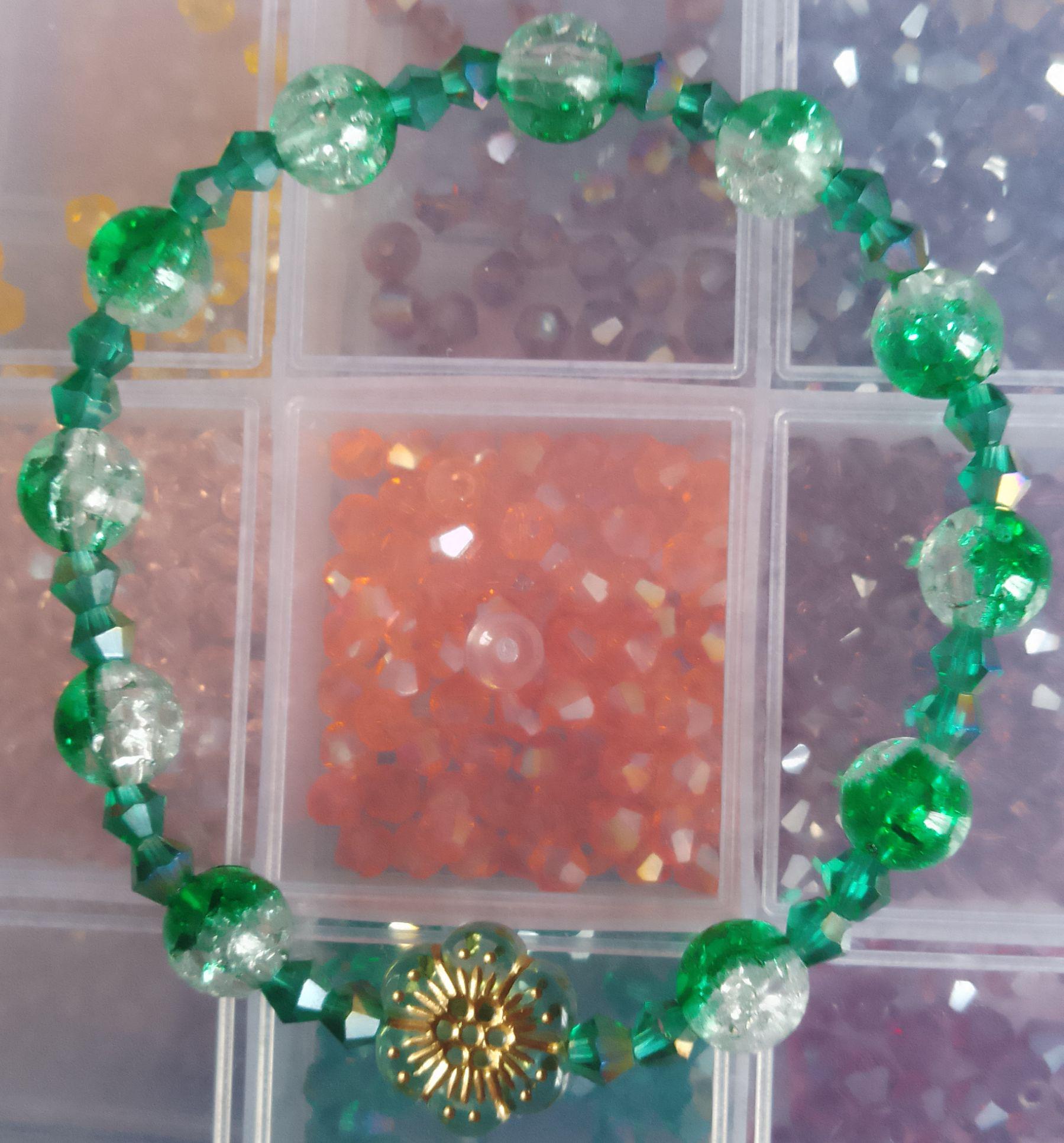 Flower Beaded Bracelets
