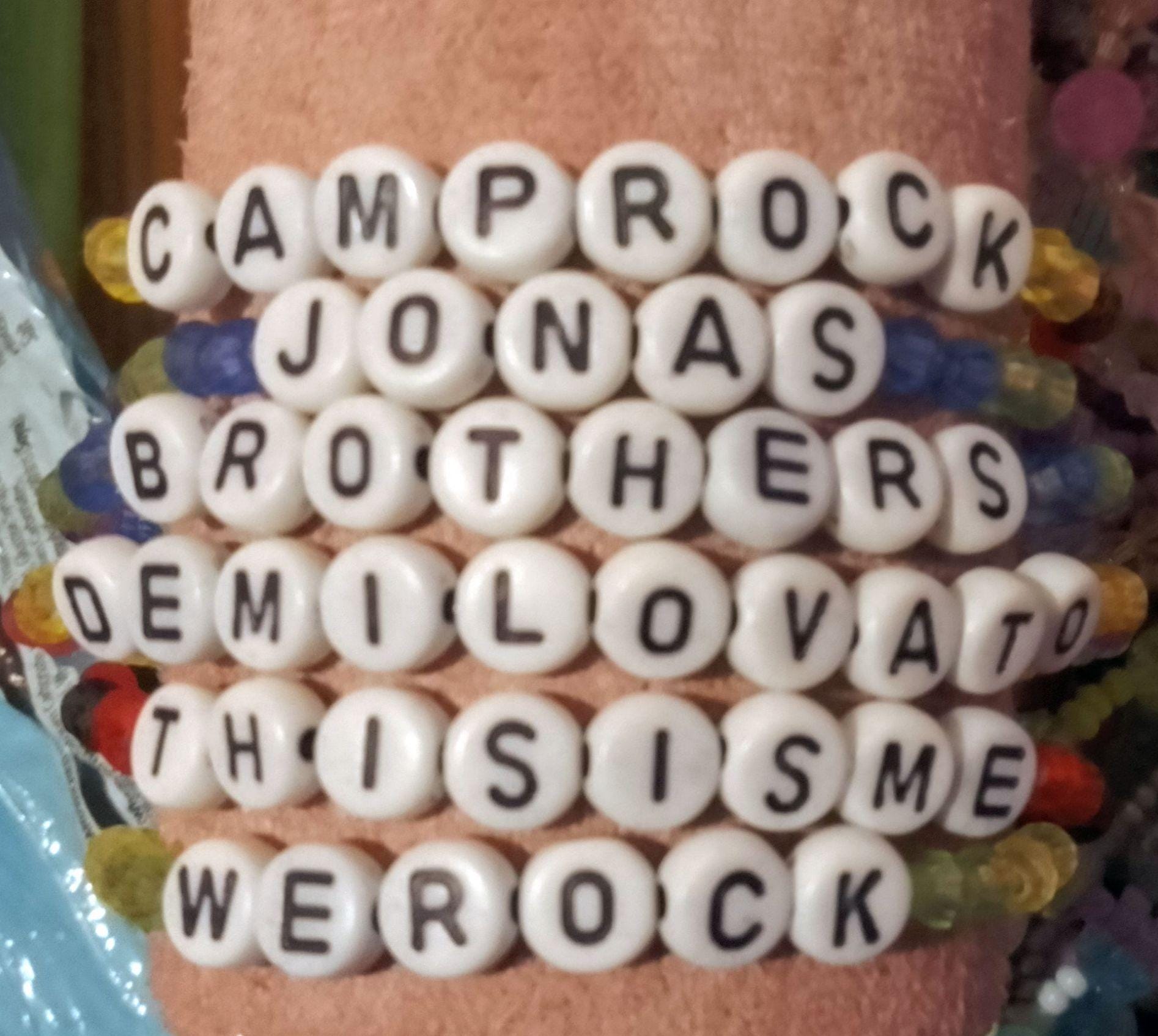 Camp Rock Inspired Bracelets