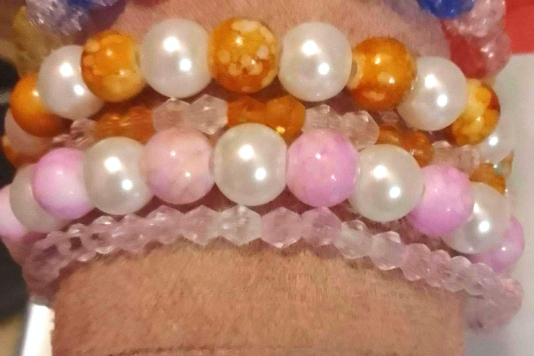 Multicoloured Beaded Bracelet Sets