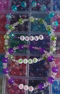 Monsters Inc Inspired Beaded Bracelets