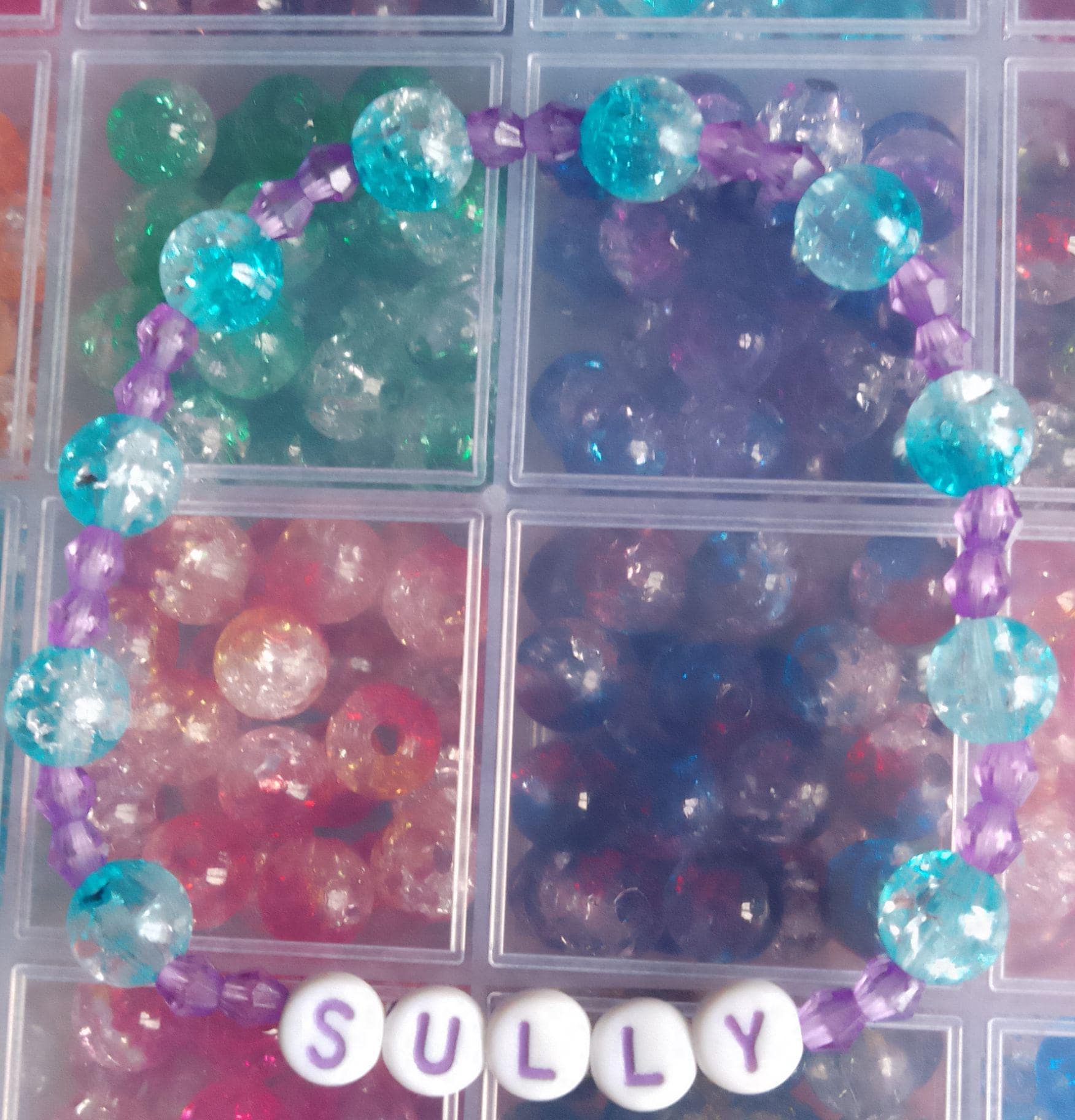 Monsters Inc Inspired Beaded Bracelets