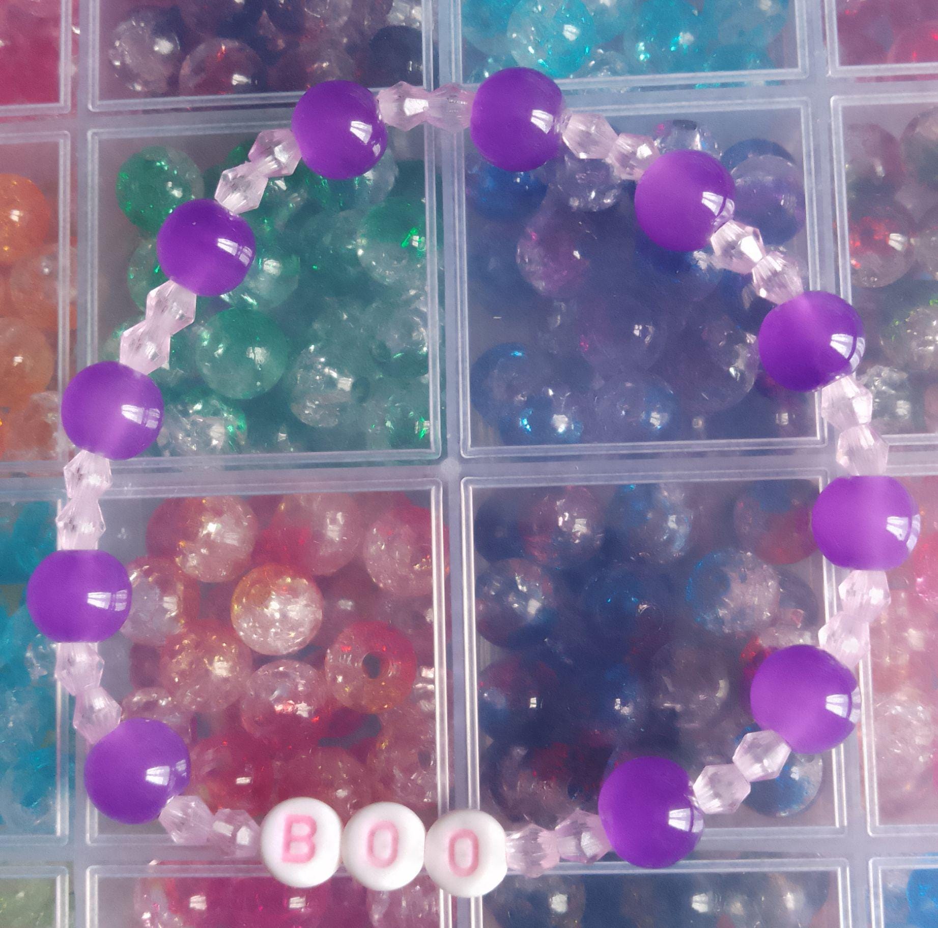 Monsters Inc Inspired Beaded Bracelets