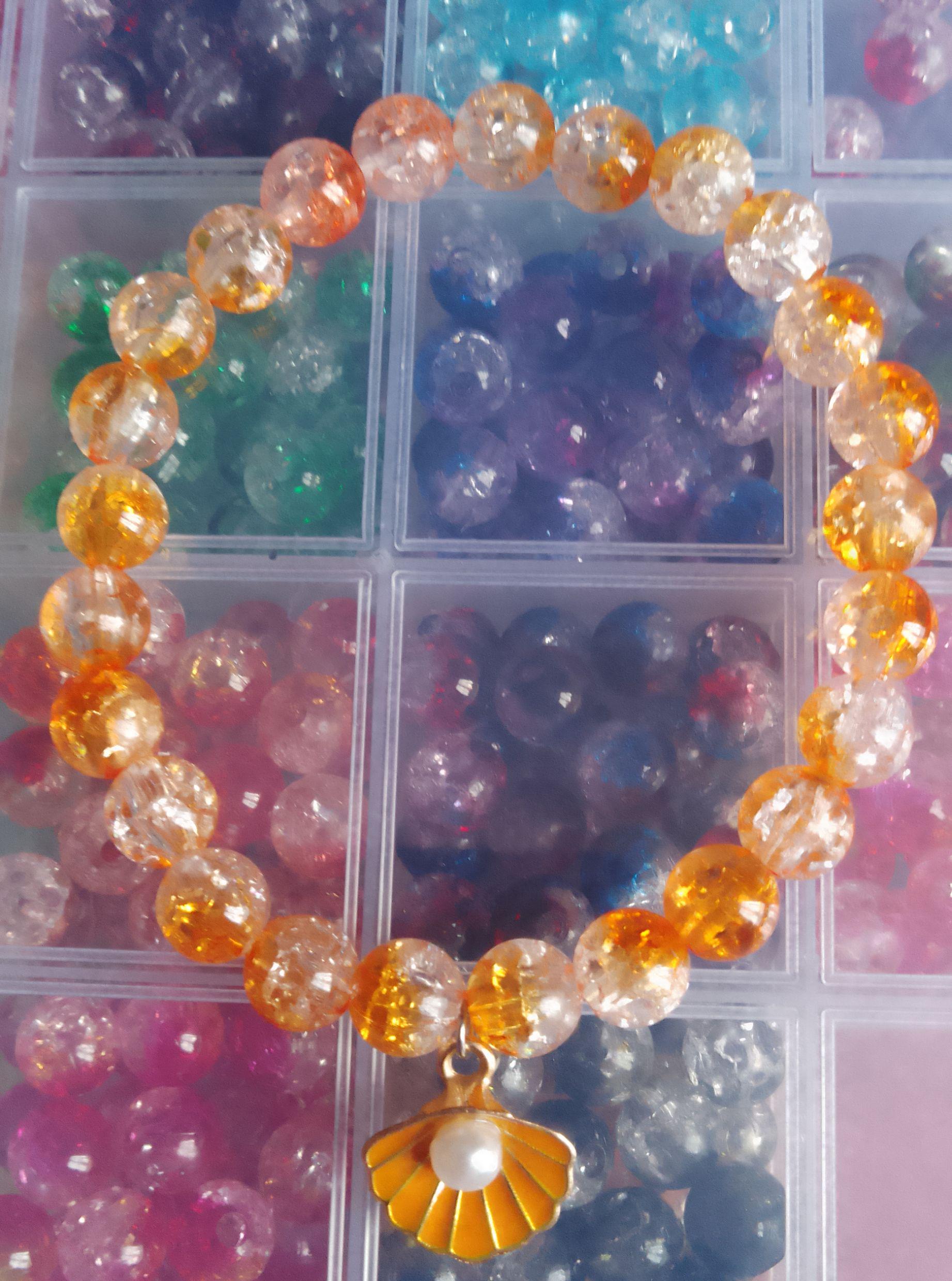 Pearl Seashell Charm Bracelets