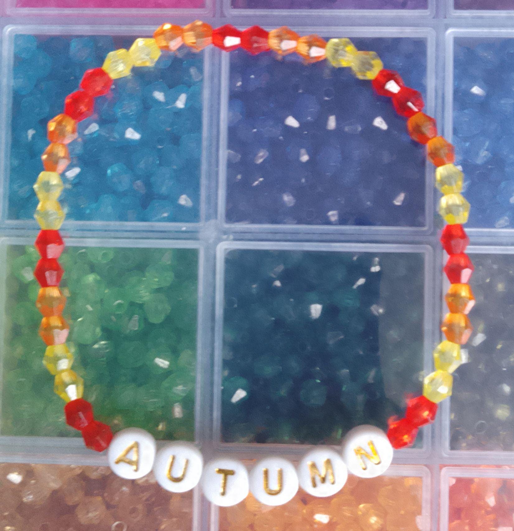 Autumn Themed Beaded Bracelets