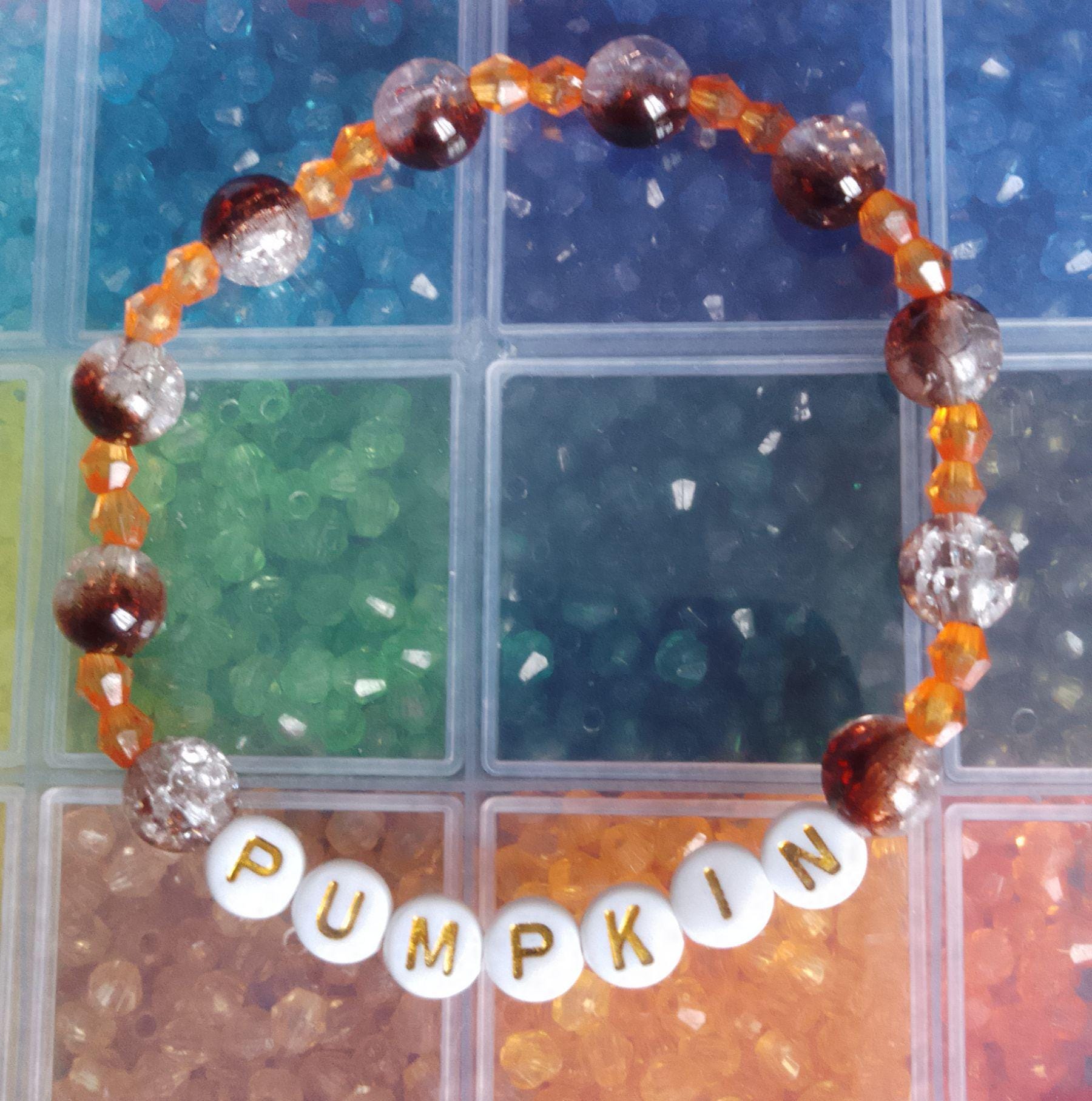 Autumn Themed Beaded Bracelets