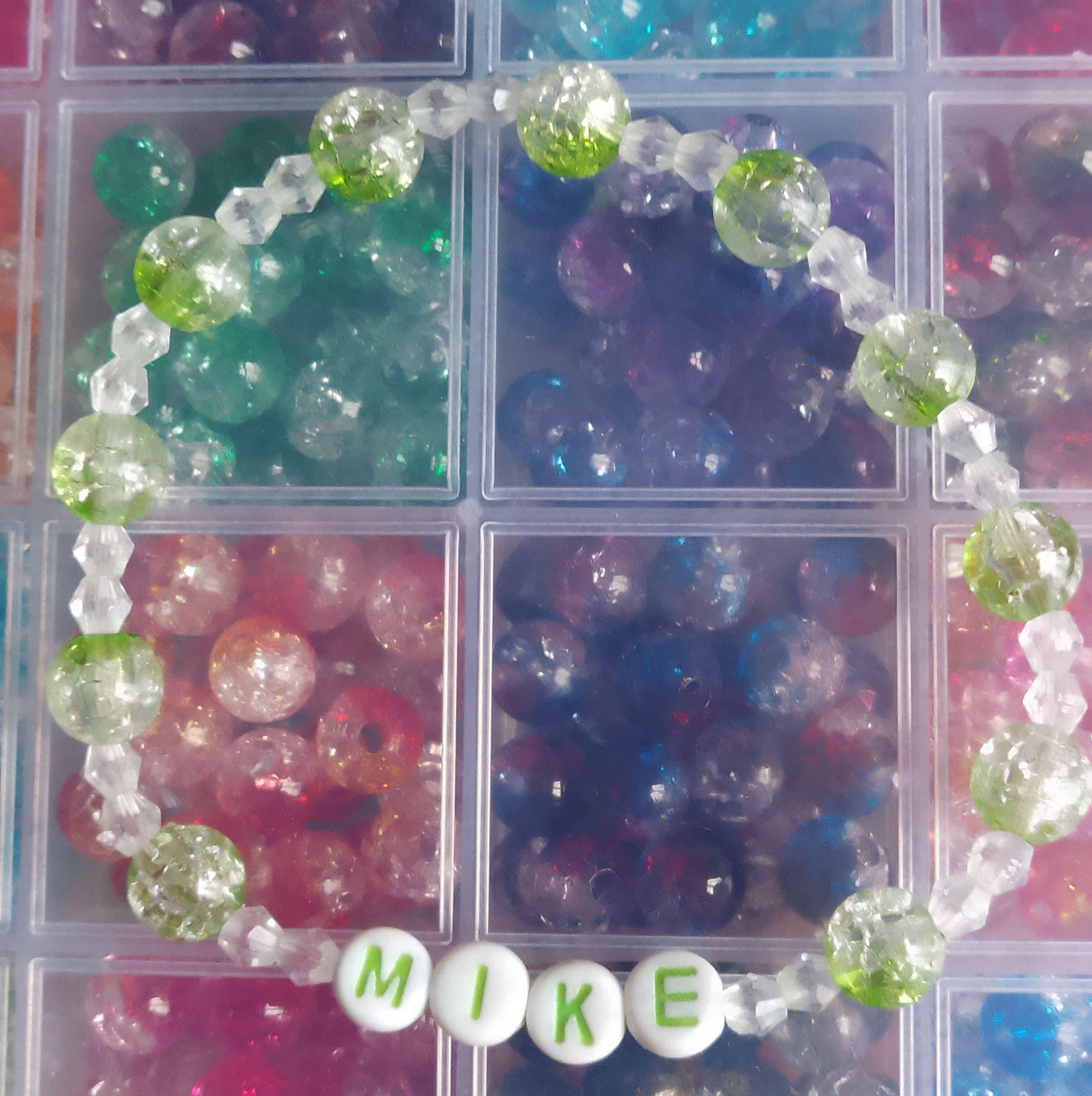 Monsters Inc Inspired Beaded Bracelets