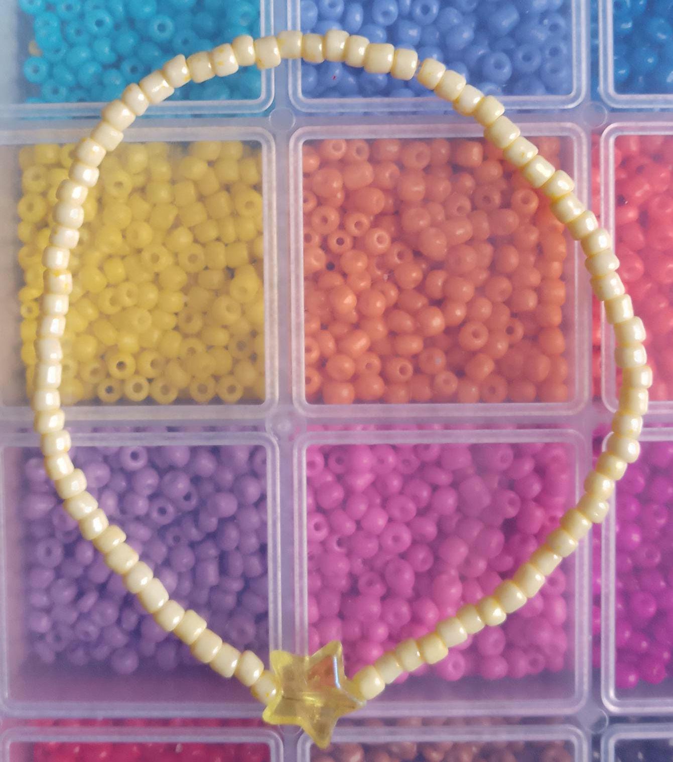Glass Bead Multicoloured Star Bracelets