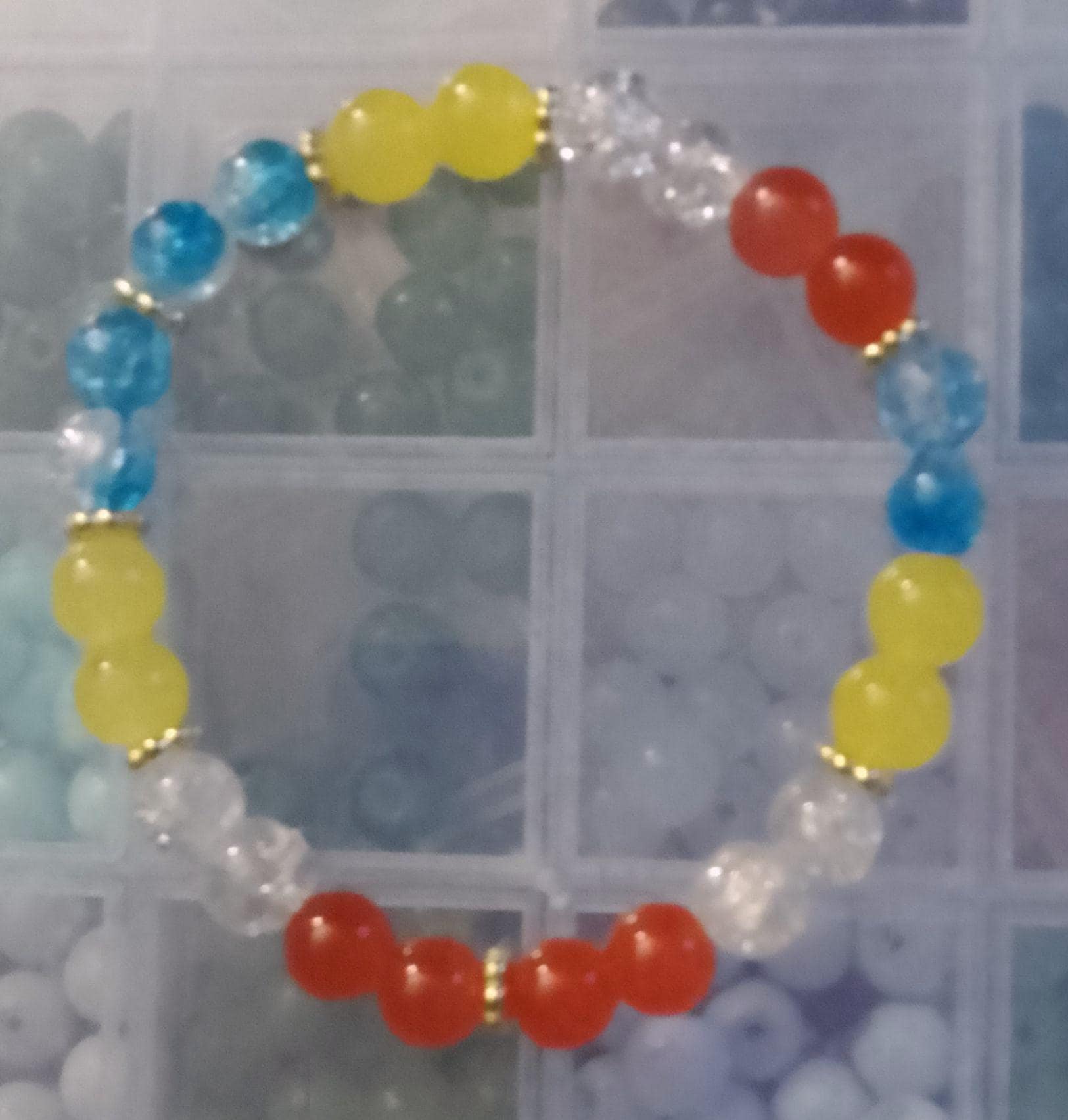 Super Mario Inspired Beaded Bracelets