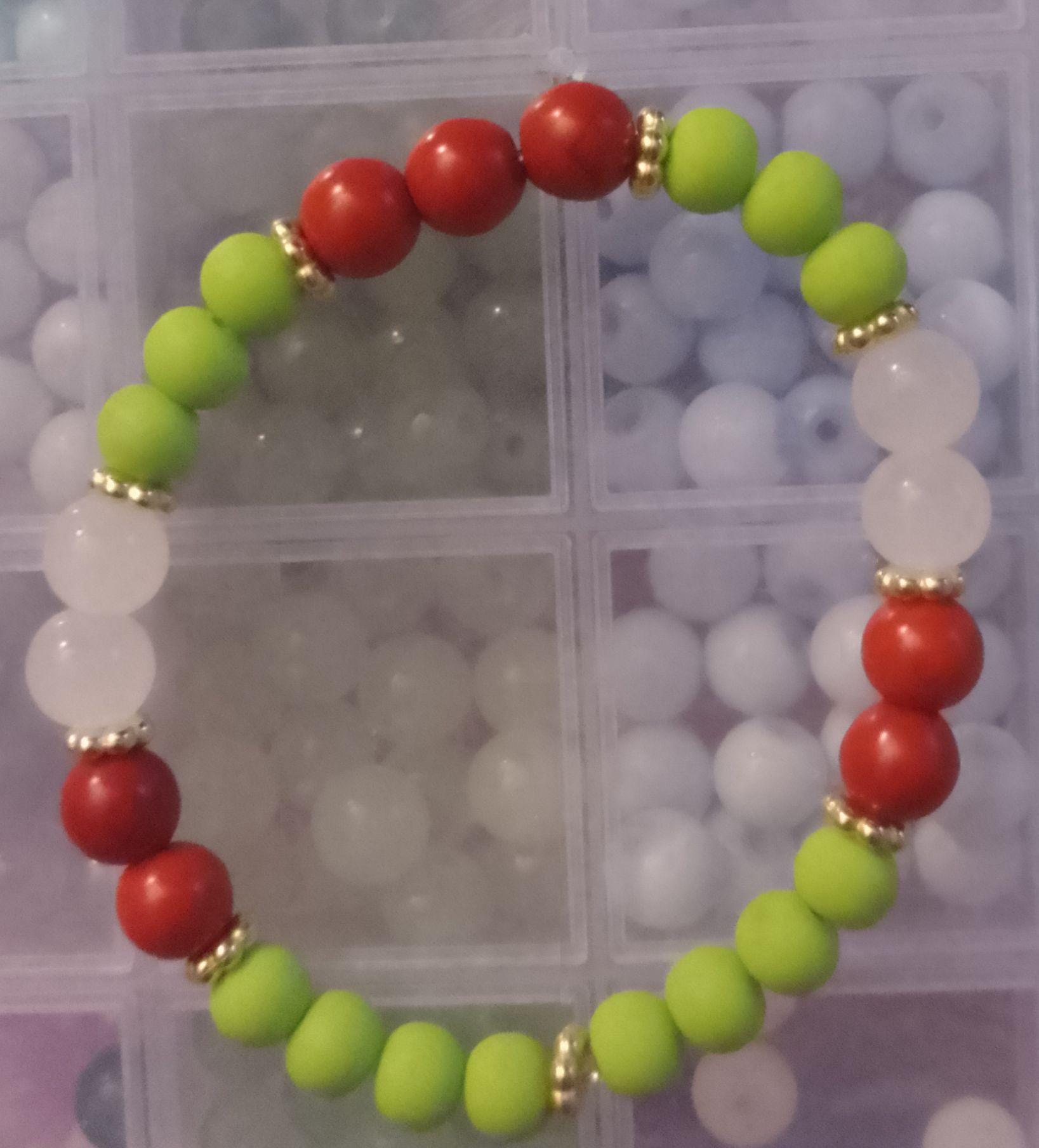 Super Mario Inspired Beaded Bracelets
