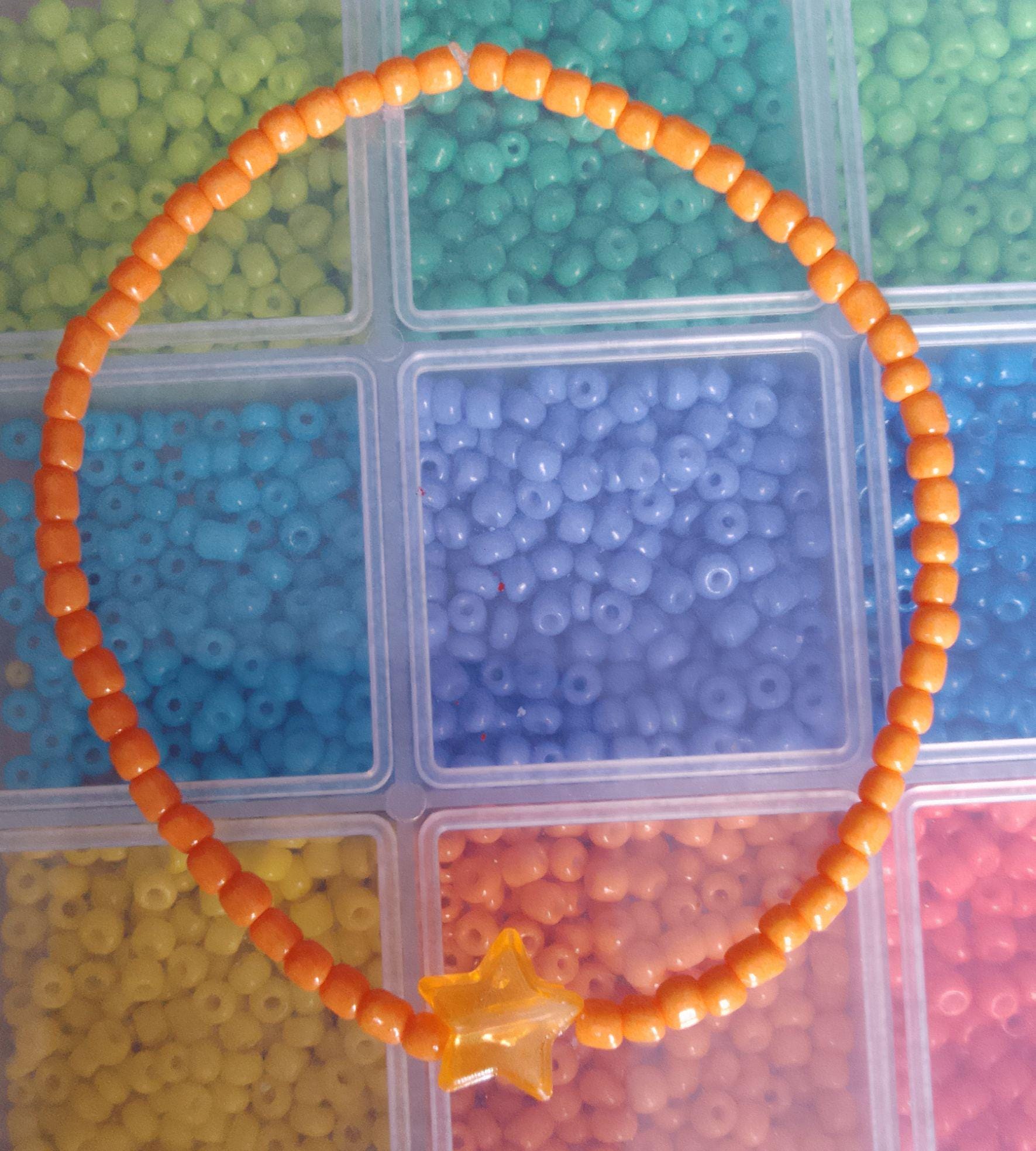 Glass Bead Multicoloured Star Bracelets