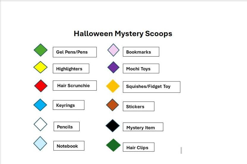 Halloween themed Mystery Scoops