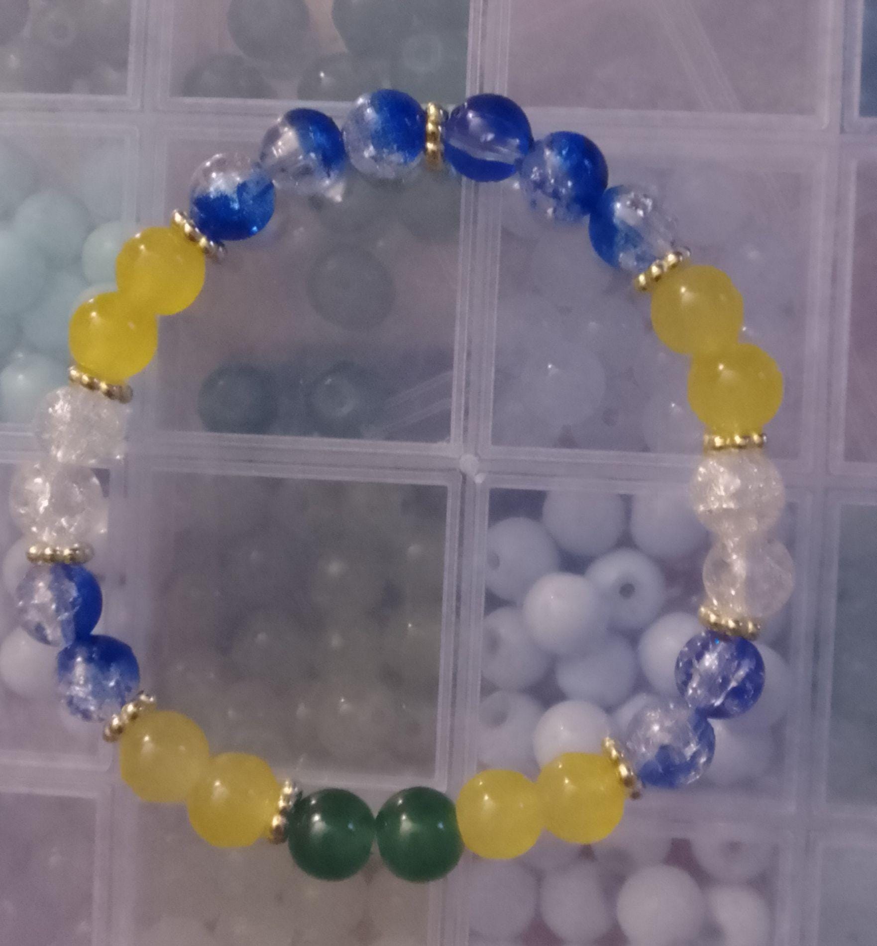 Super Mario Inspired Beaded Bracelets