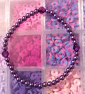 Purple Pearl Beaded Bracelets