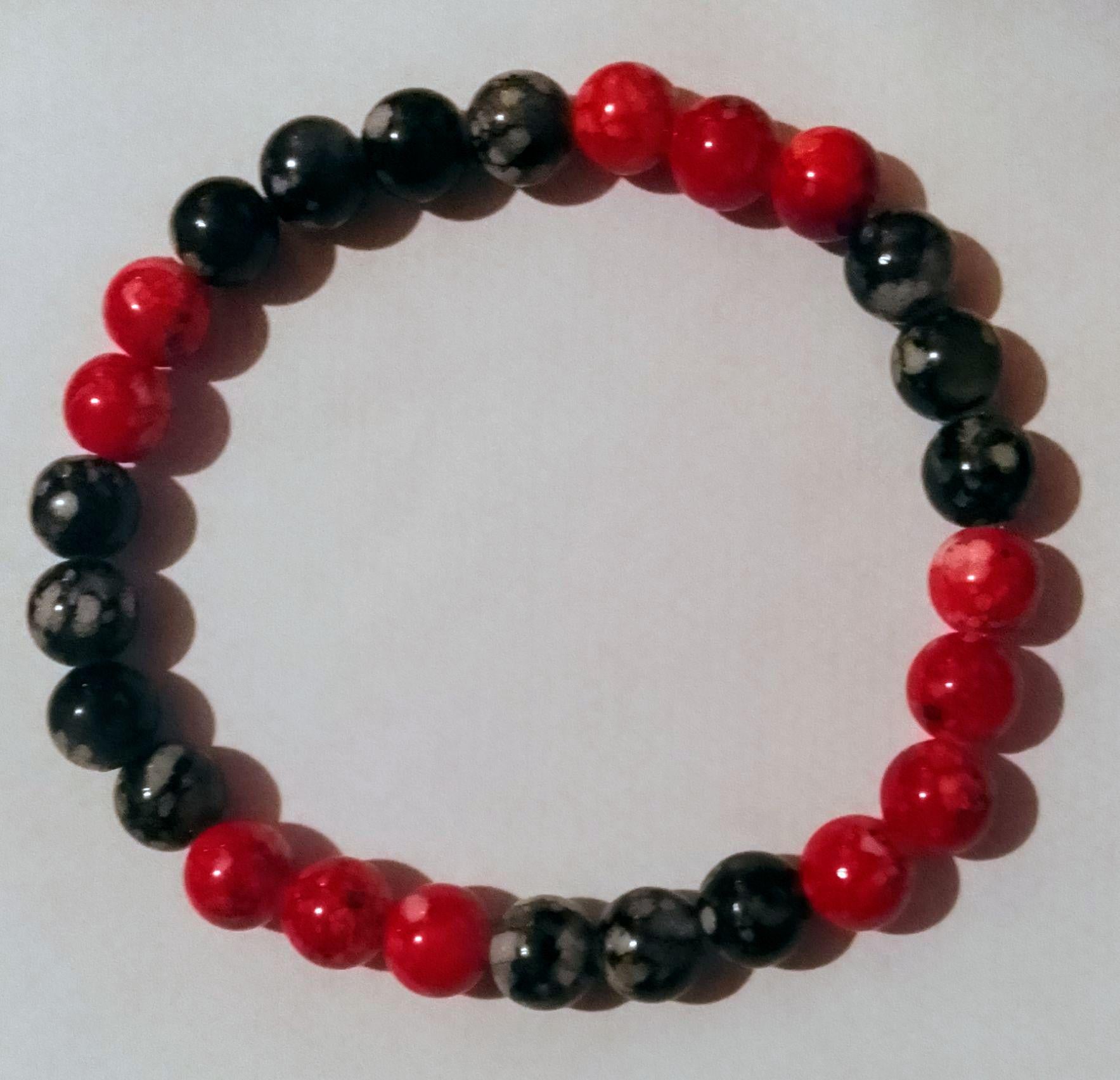 Deadpool and Wolverine Inspired Beaded Bracelets