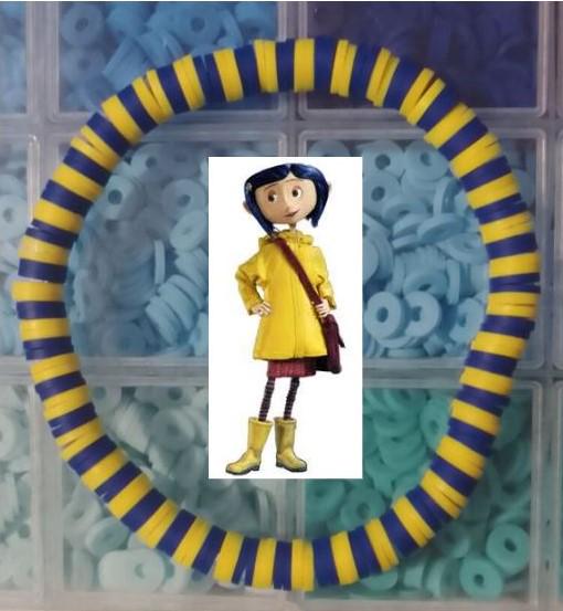 Coraline Inspired Clay Bead Bracelets