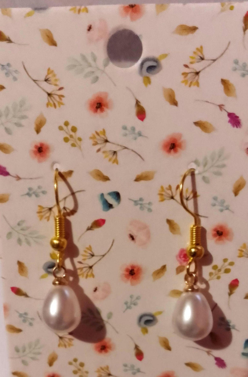 Handmade Drop Pearl Earrings