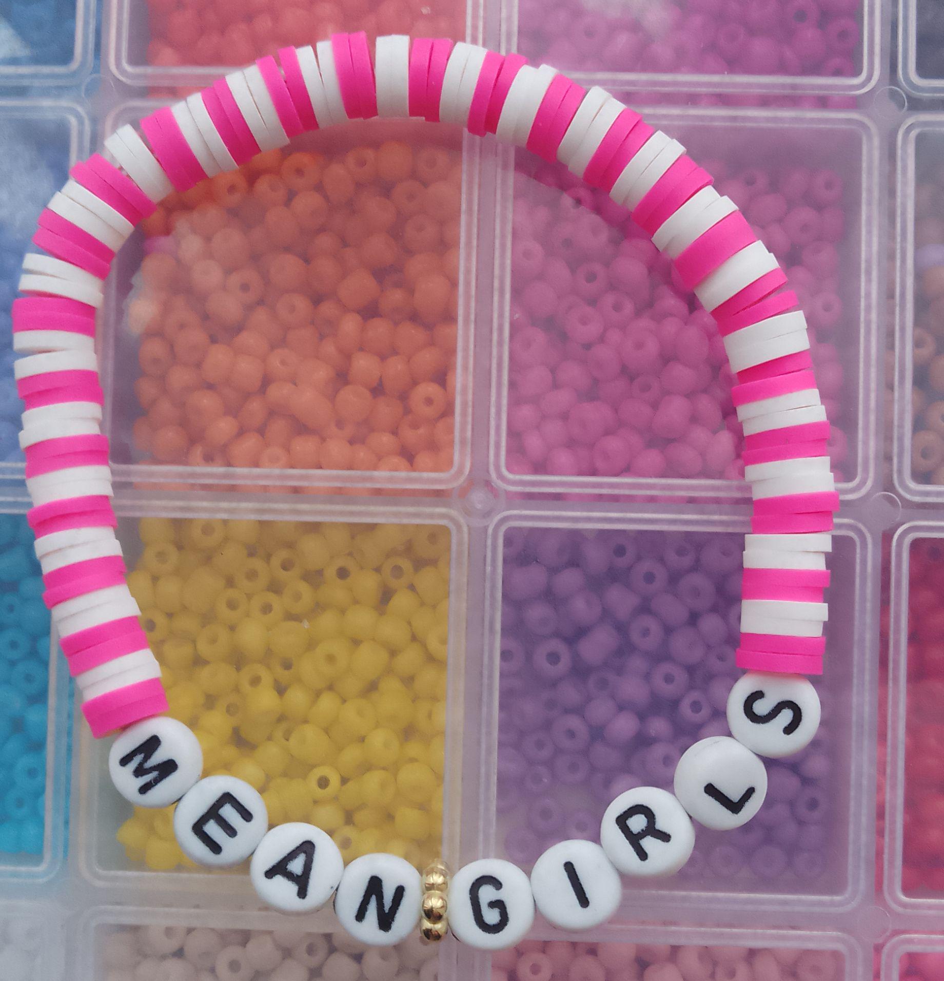 Mean Girls Clay Bead Bracelets