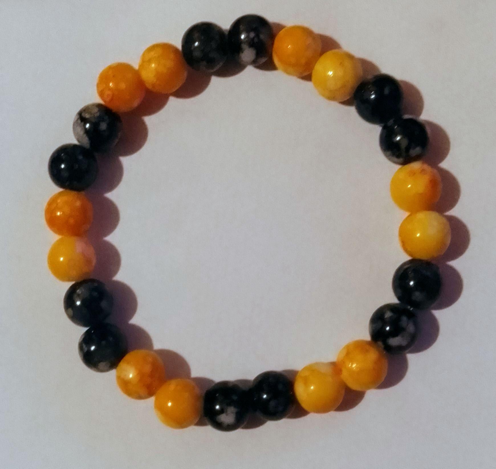 Batman Inspired Beaded Bracelets