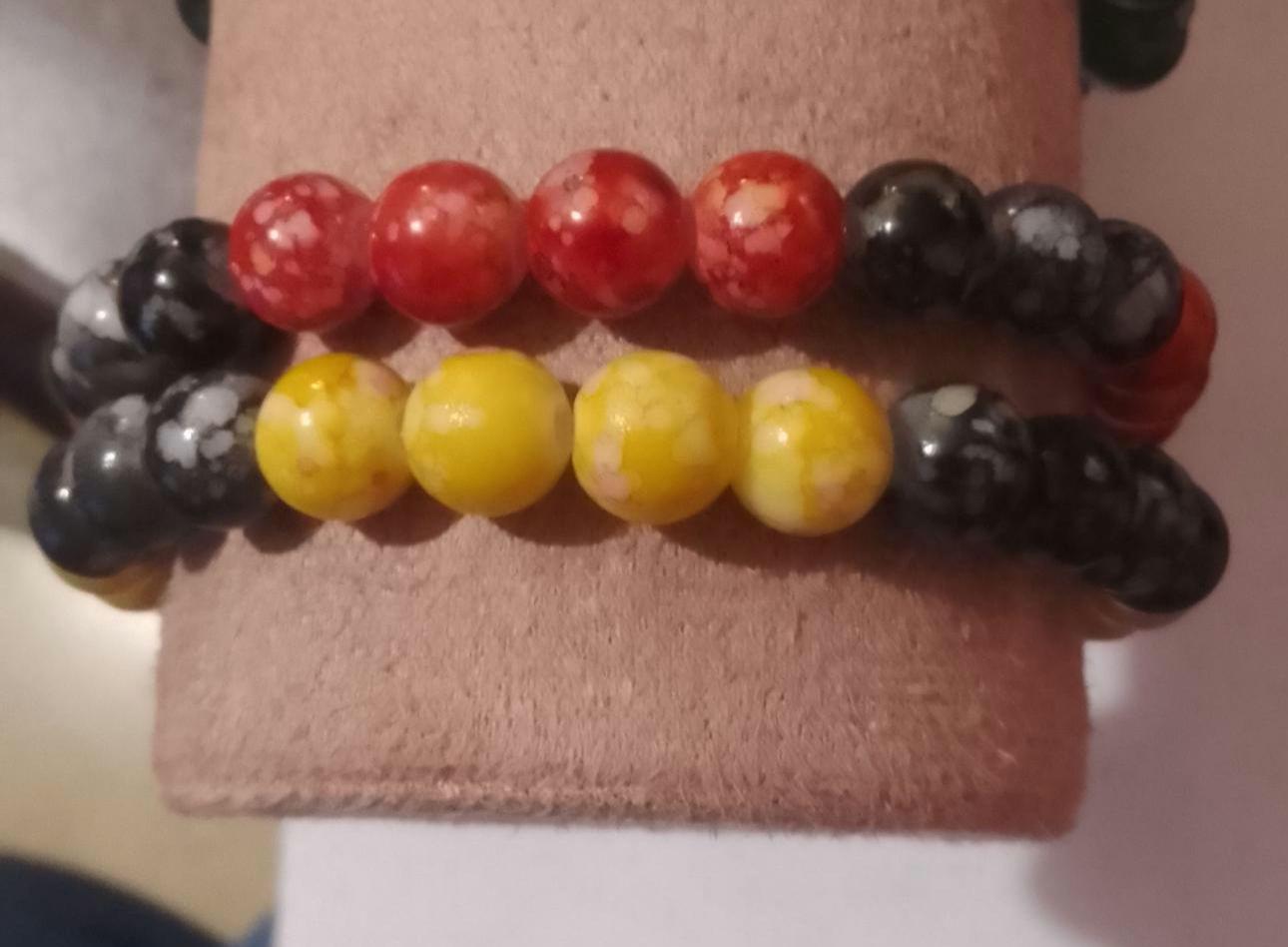 Deadpool and Wolverine Inspired Beaded Bracelets