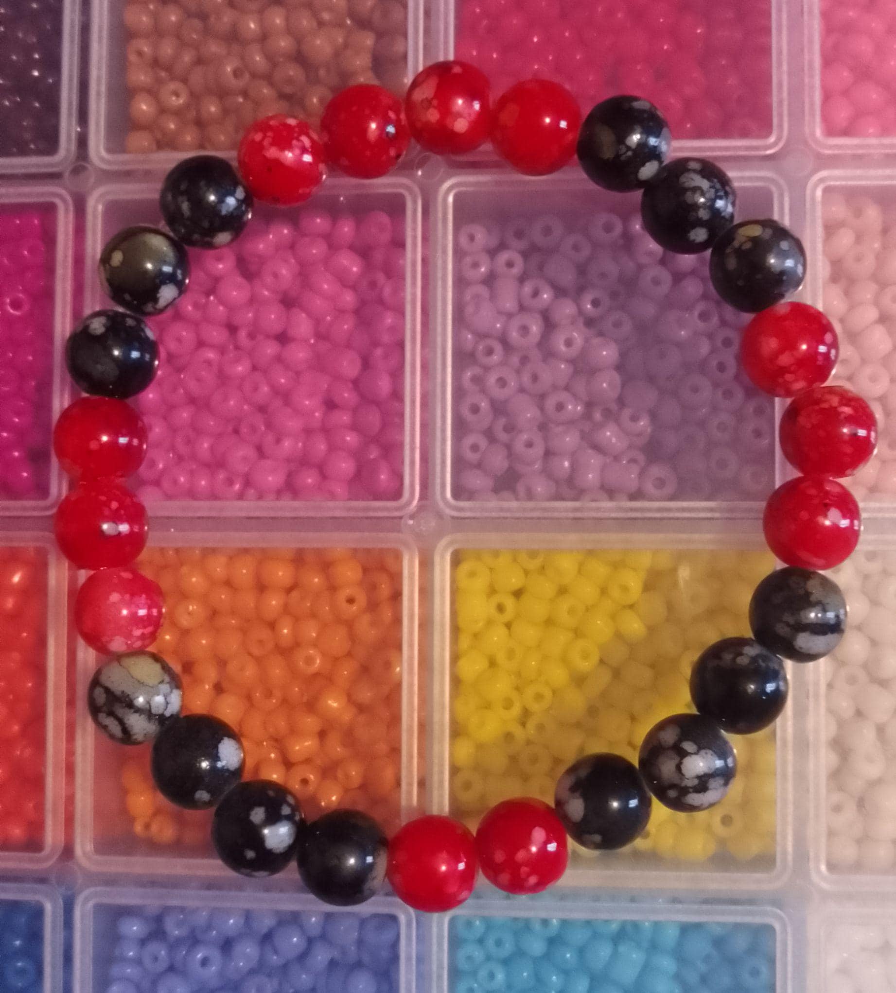 Deadpool and Wolverine Inspired Beaded Bracelets