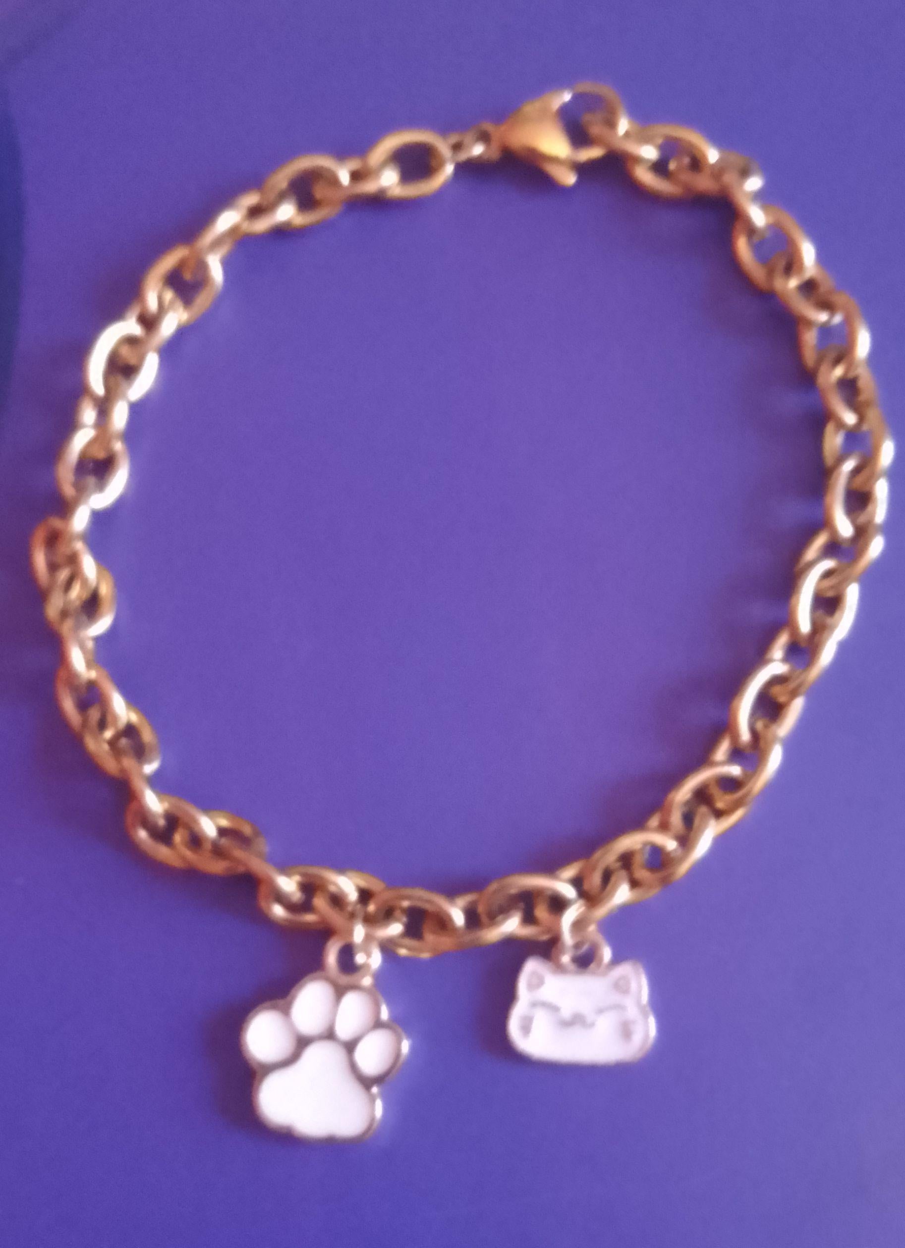 Cat Themed Charm Bracelets