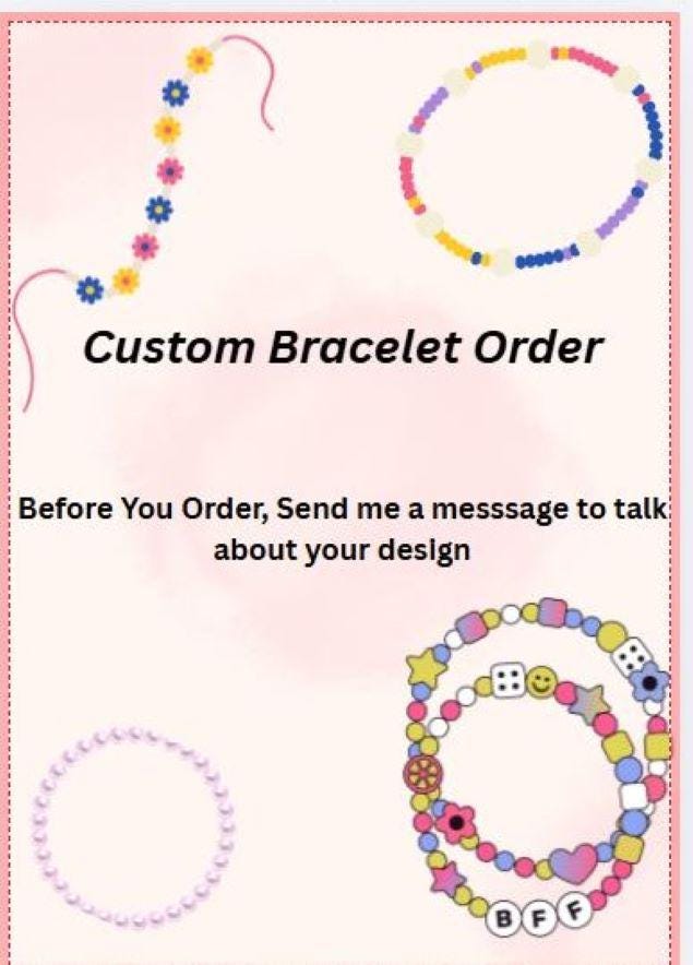 Custom Bracelet Order