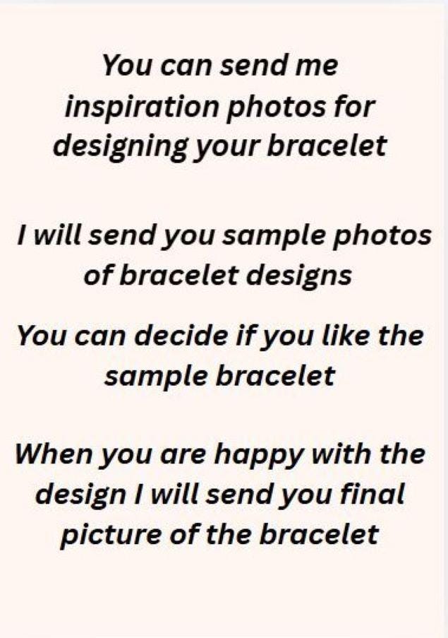 Custom Bracelet Order